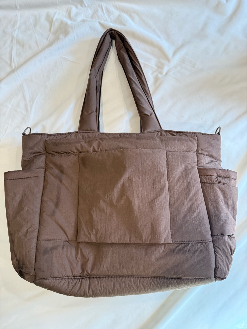 Calpak Diaper Tote Bag with Laptop Sleeve Hazelnut